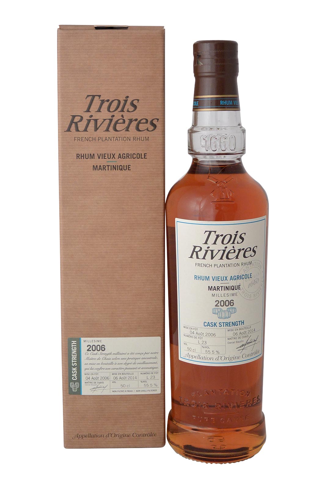 Trois Rivières Millesime 2006 cask Strength