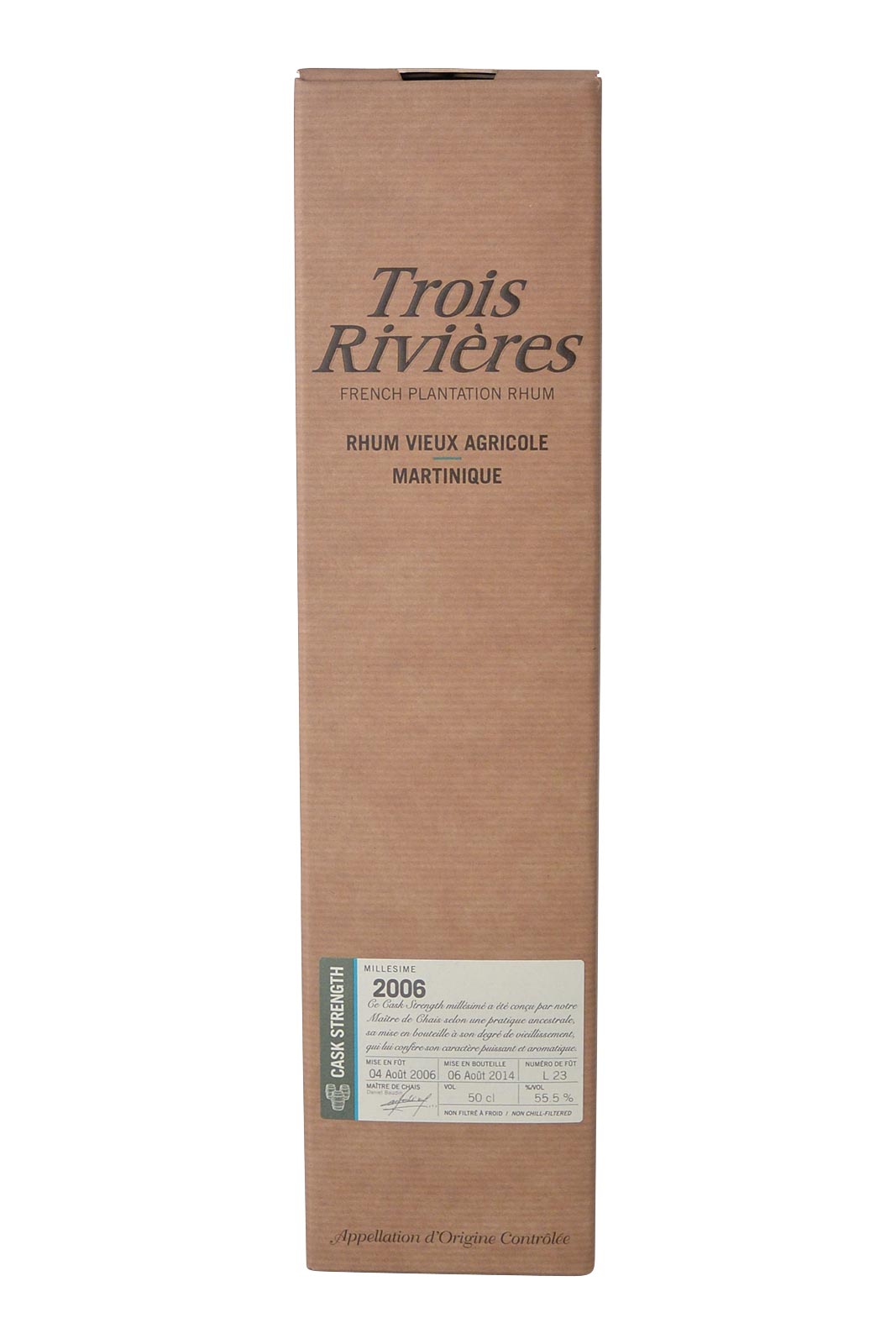 Trois Rivières Millesime 2006 cask Strength