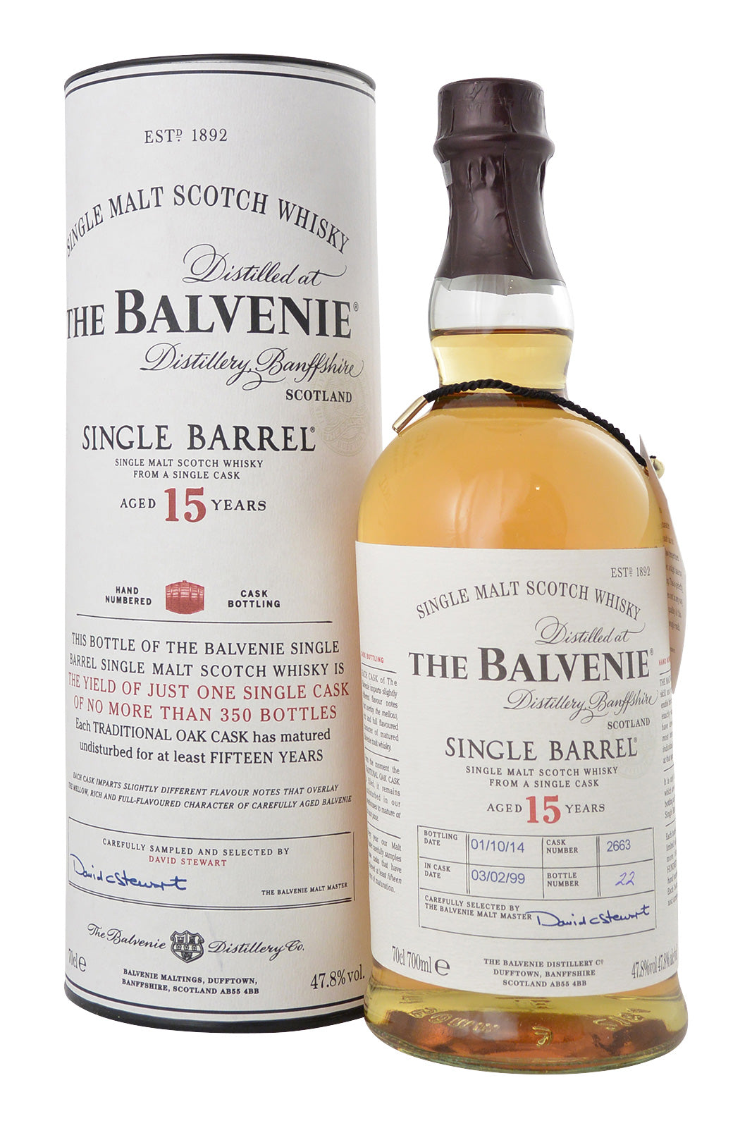 Balvenie 15 Year Old Single Barrel