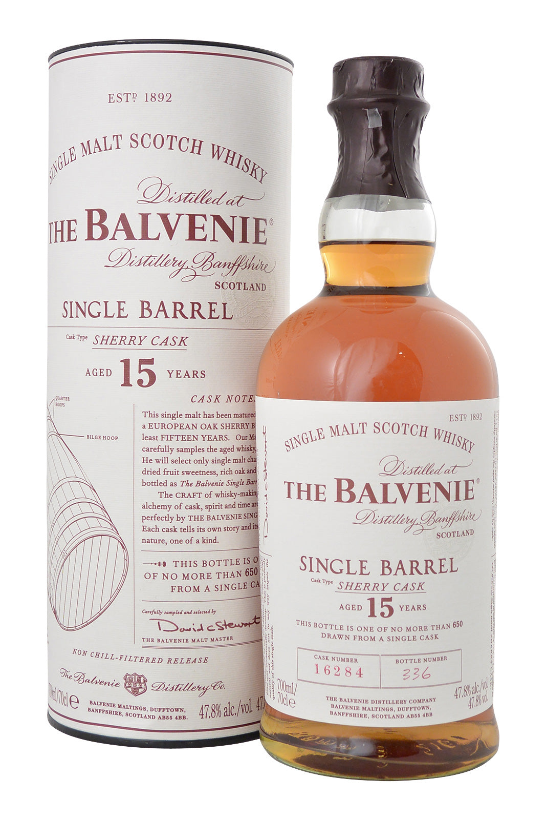 Balvenie 15 Year Old Single Barrel Sherry cask
