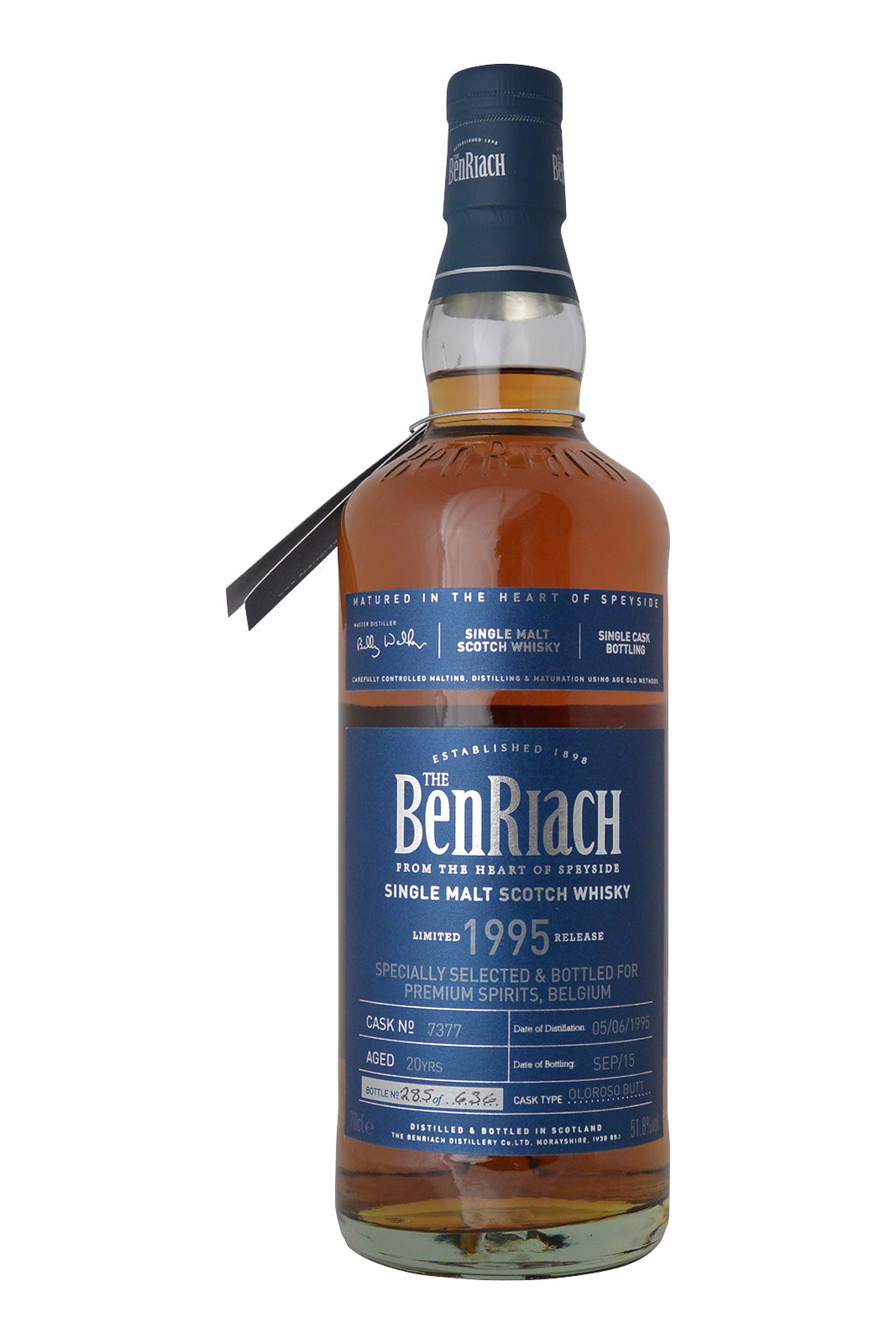 Benriach 1995 Cask N°7377 Oloroso Butt -