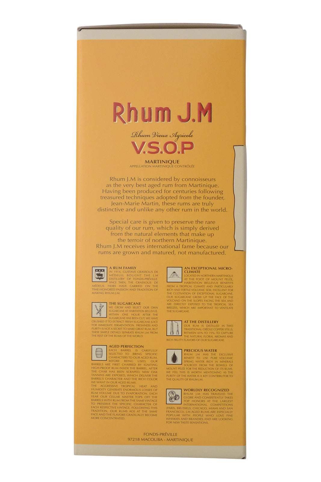 Rhum JM VSOP Agricole Rhum