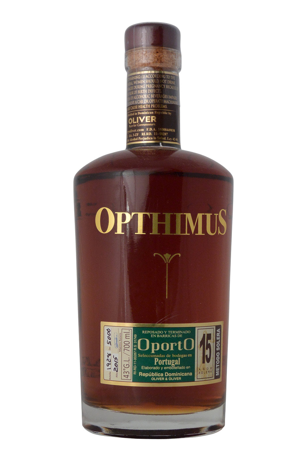 Opthimus 15 Year Old Port Finish