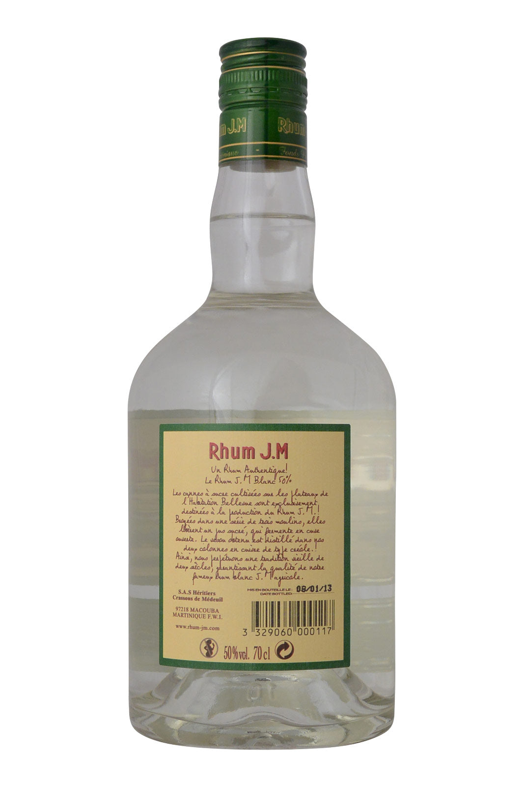 J.M. Rhum Blanc Agricole