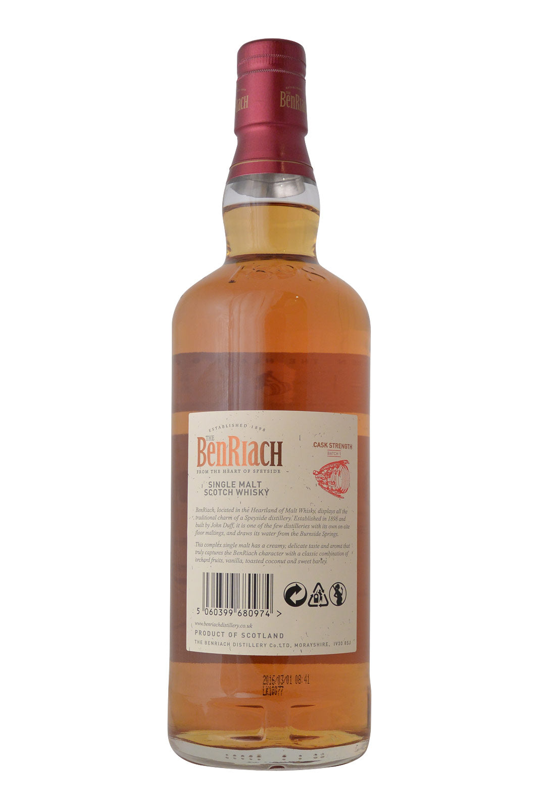 Benriach Cask Strength Batch 1