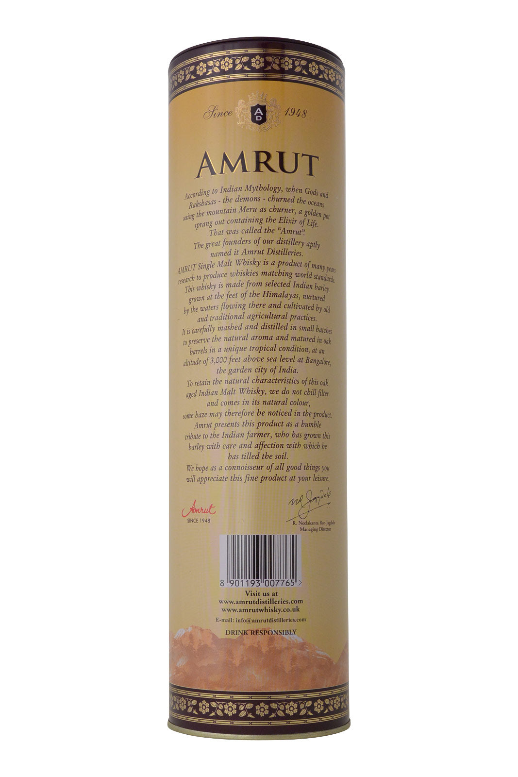 Amrut Single Malt indien