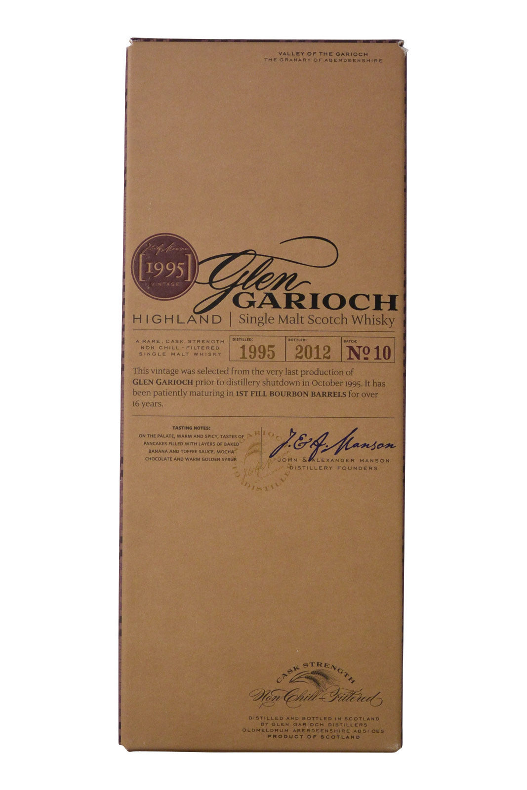 Glen Garioch 1995 - 2012 Batch 10