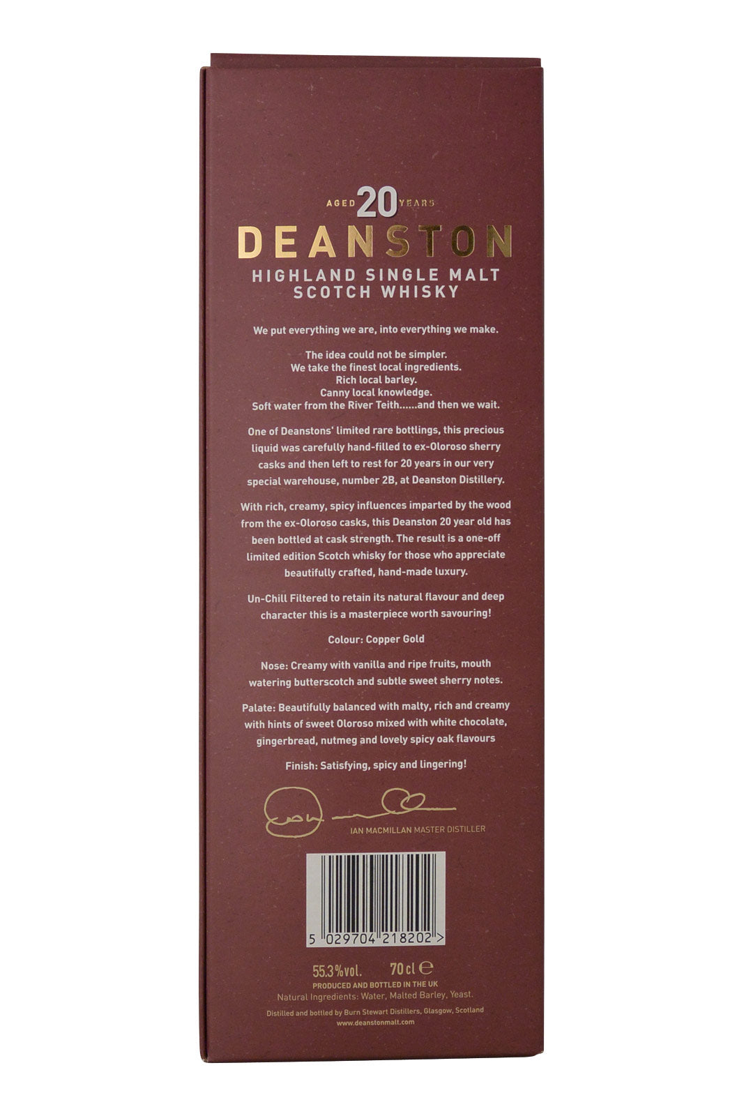 Deanston 20 Year Old