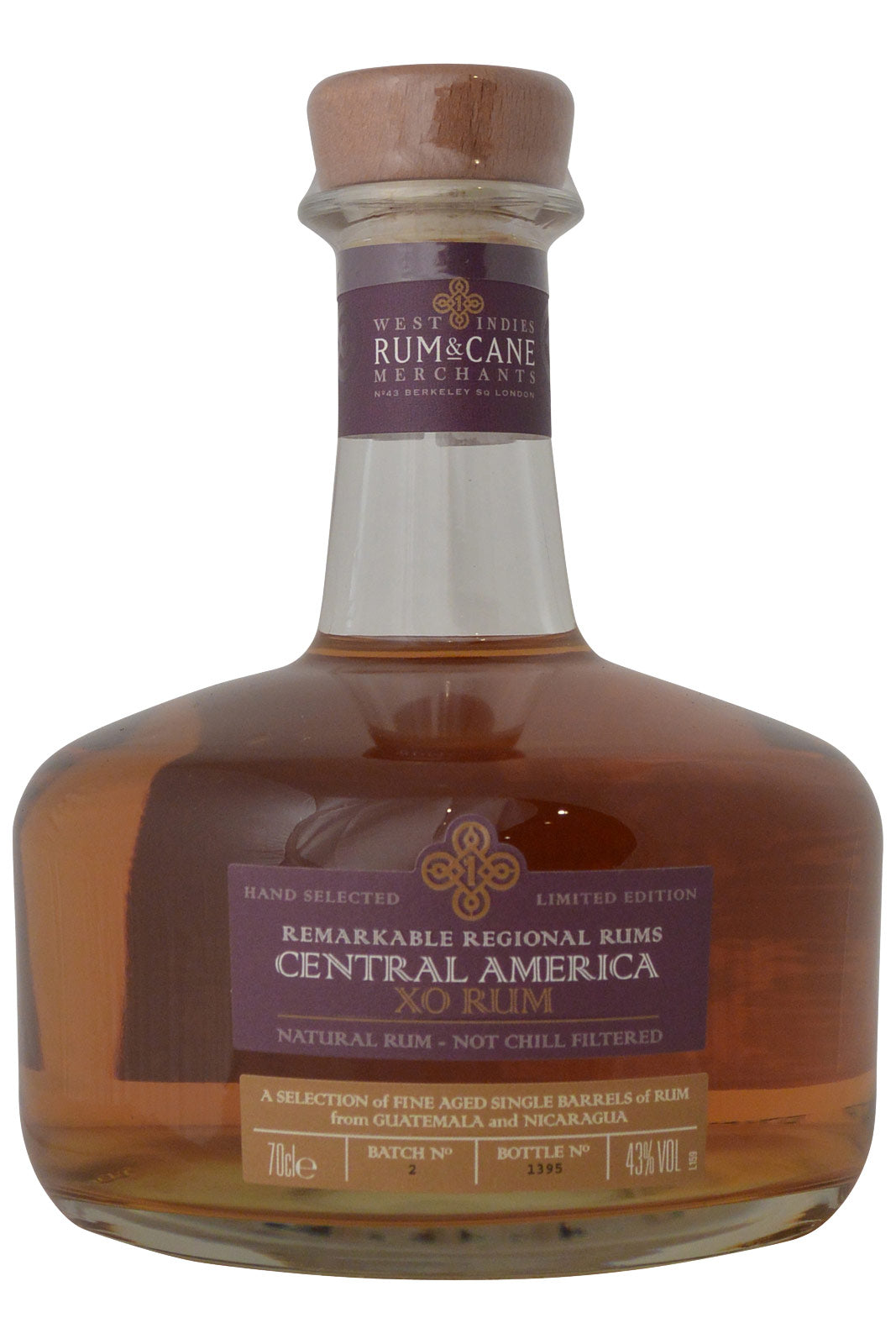 West Indies Rum & Cane Central America Rum XO