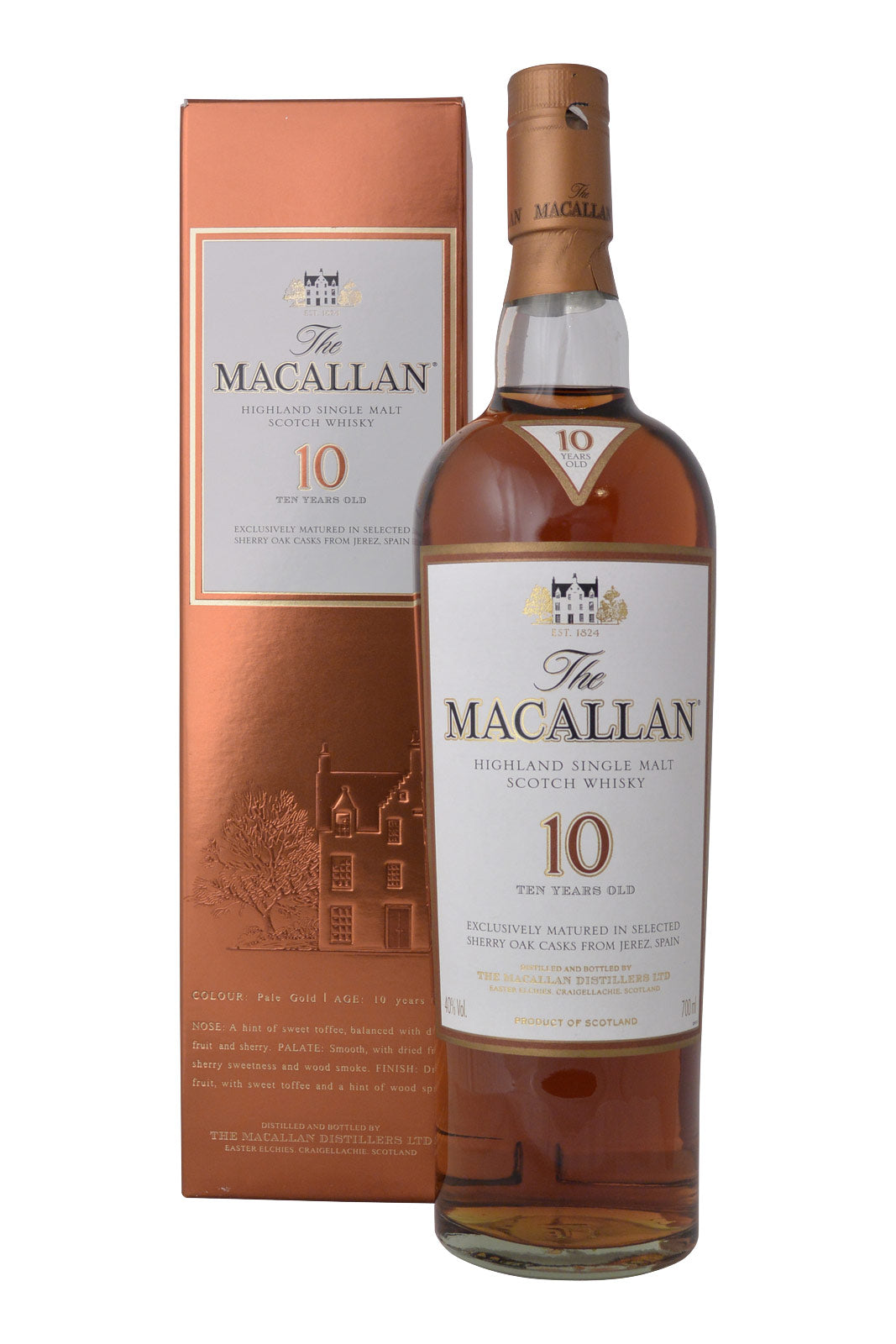 Macallan 10 Year Old Sherry Oak