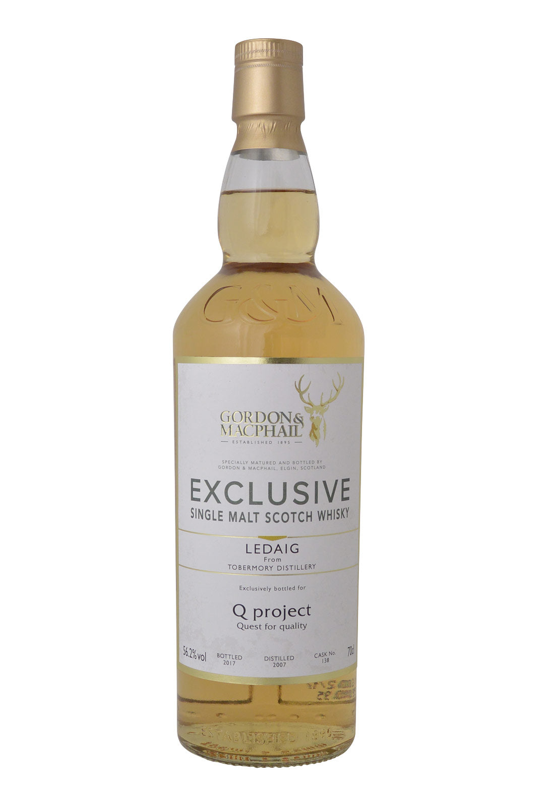 Ledaig Single Cask 2007 Cask#138 Gordon & Macphail