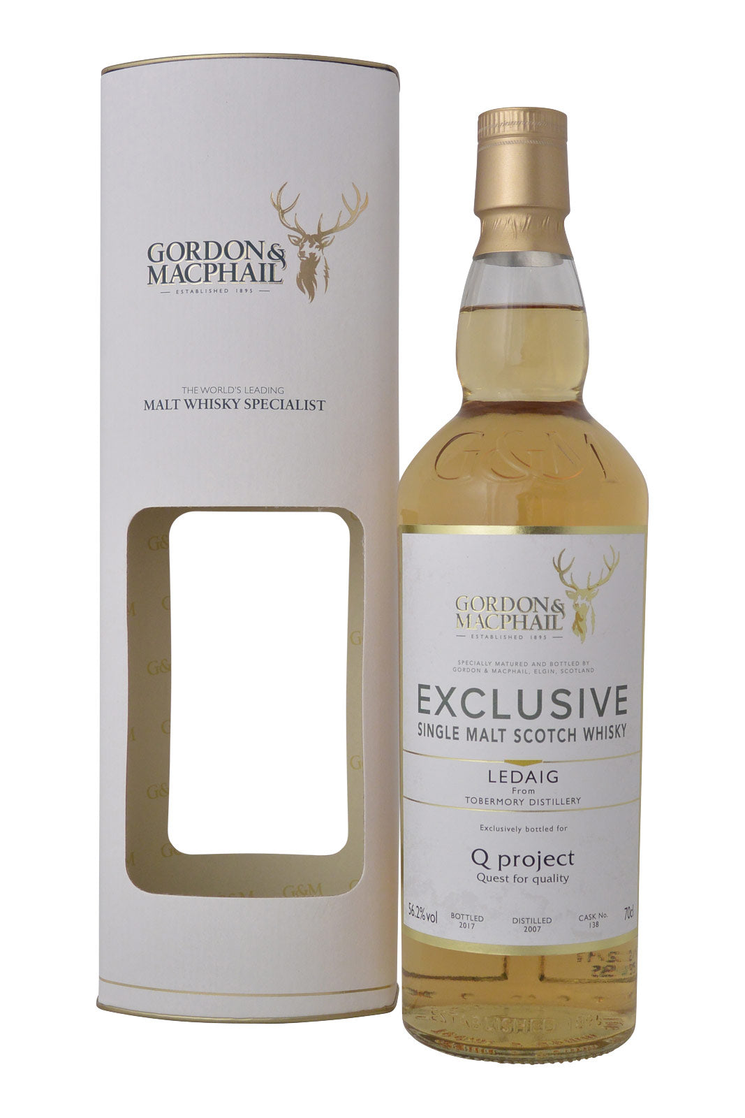 Ledaig Single Cask 2007 Cask#138 Gordon & Macphail