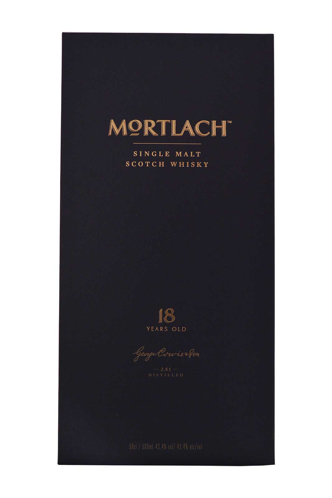 Mortlach 18 Year Old Single Malt Scotch Whisky (2014 Release)