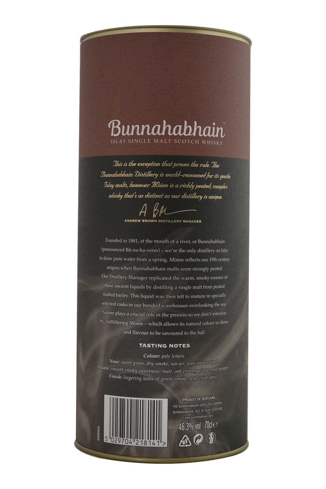 Bunnahabhain Moine