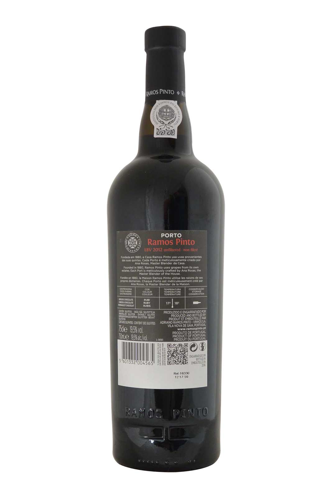 Ramos Pinto Late Bottled Vintage 2012