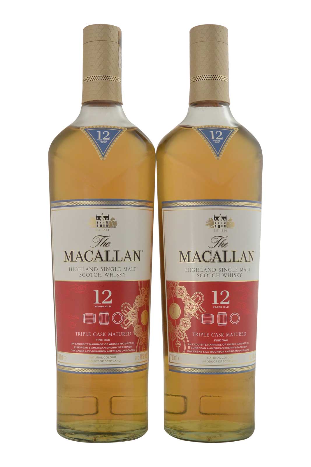 The Macallan 12 Year Old Triple Cask (Limited Edition 2 bottles in a box)