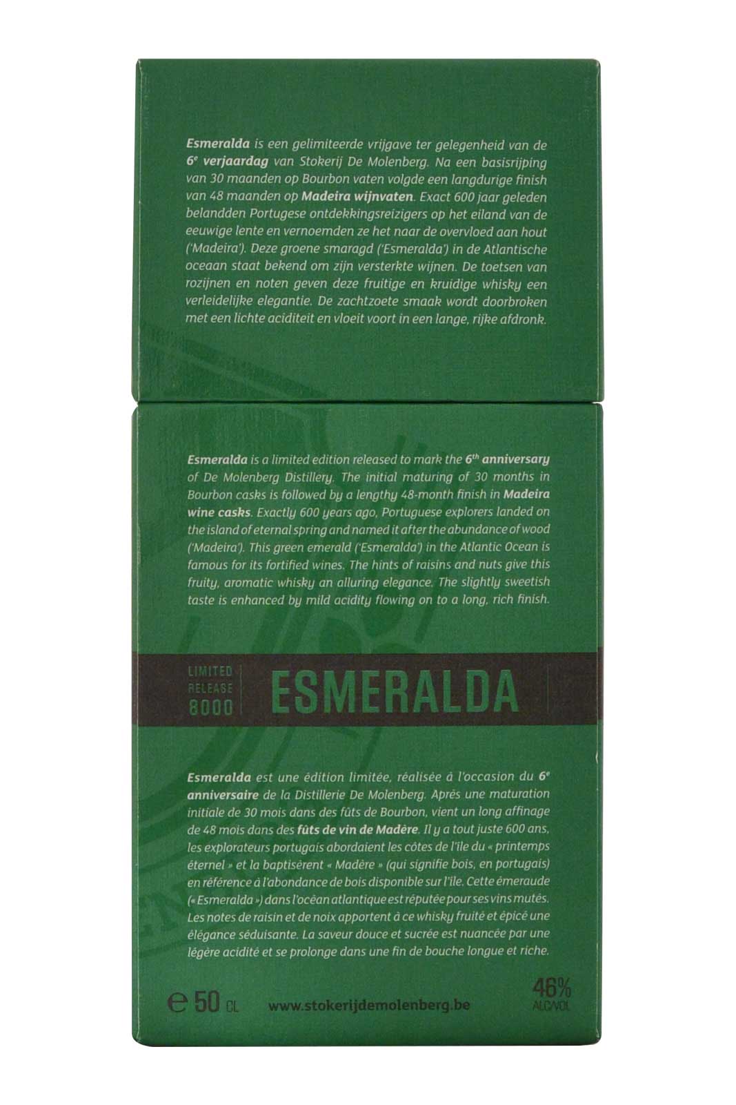 Molenberg whisky 2019 Esmeralda 6th anniversary