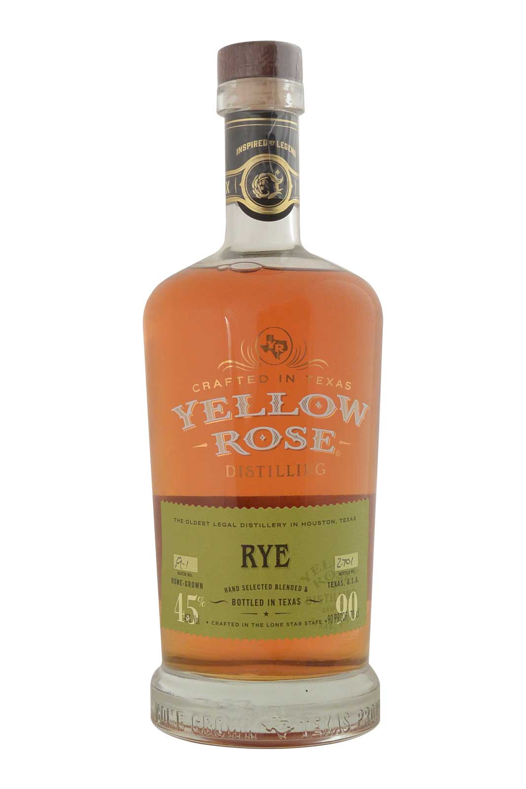Yellow Rose Rye American Whisky