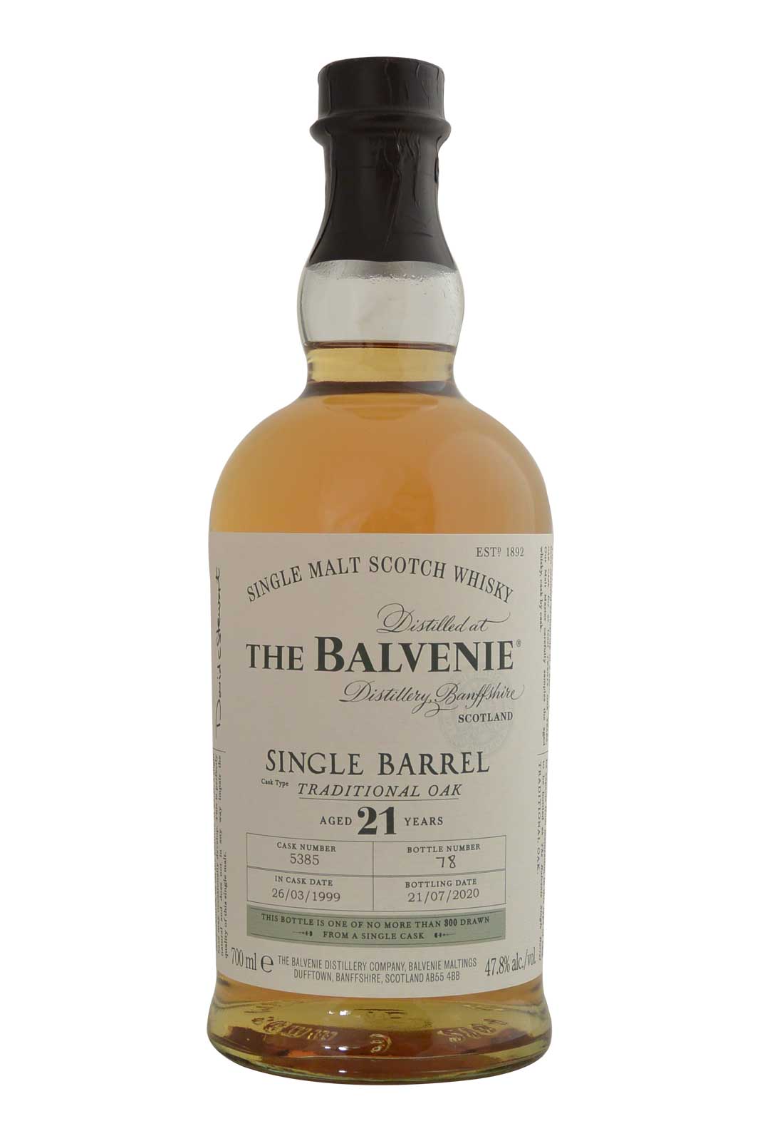 Balvenie 21 Year Old Single Barrel