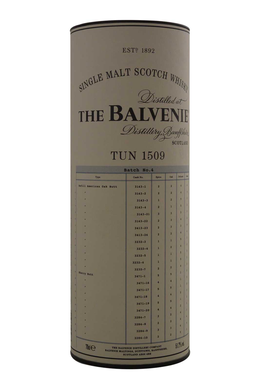 Balvenie Tun 1509 Batch No. 4