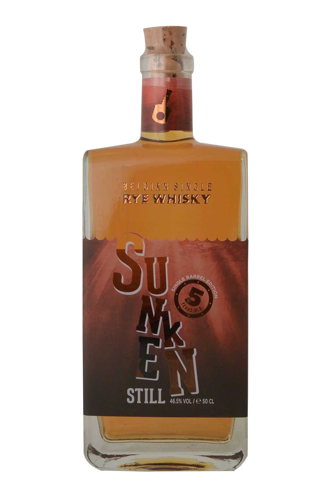 Sunken Belgian Rye Whisky 5 Year Old