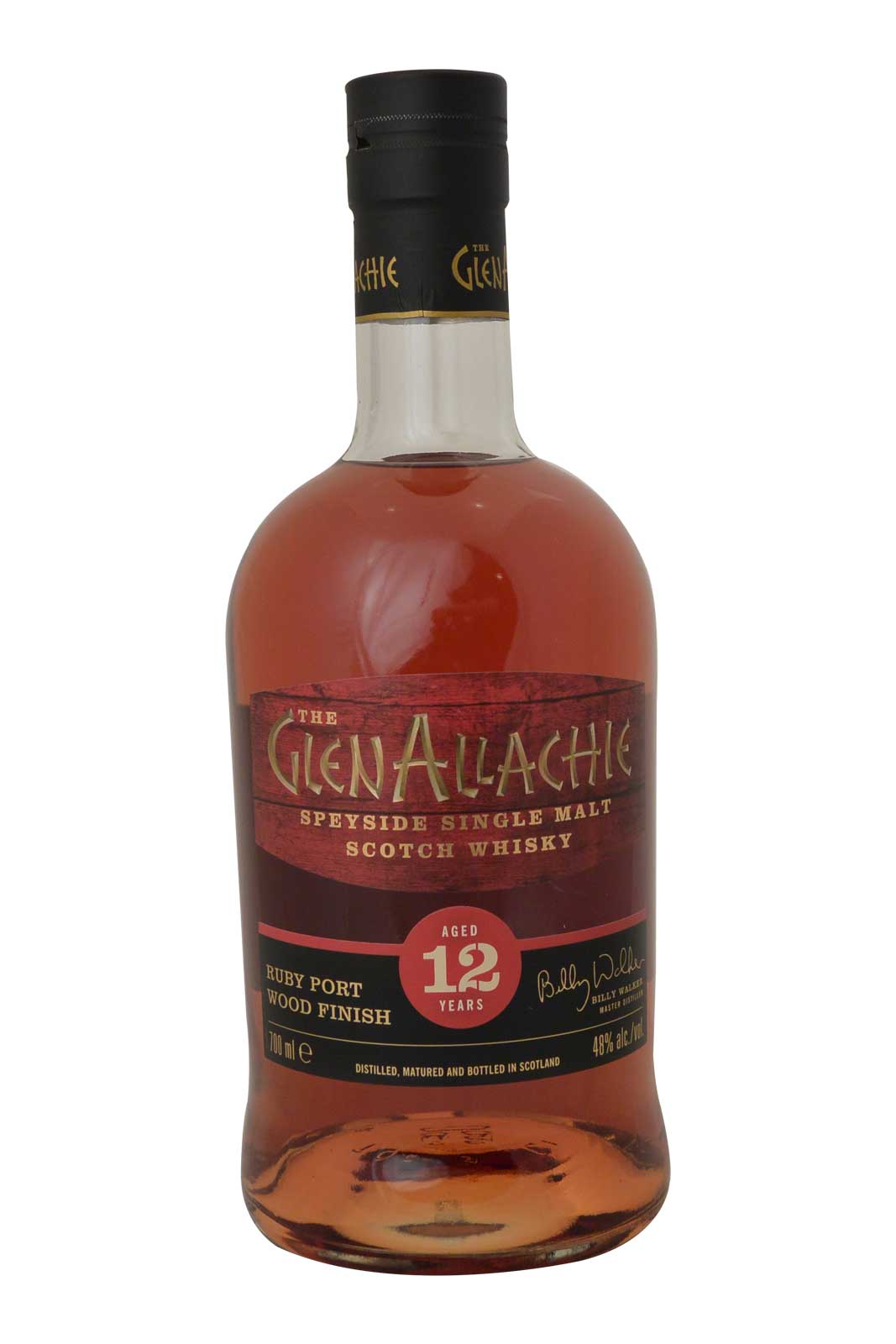 Glenallachie 12 Year Old Ruby Port Wood Finish