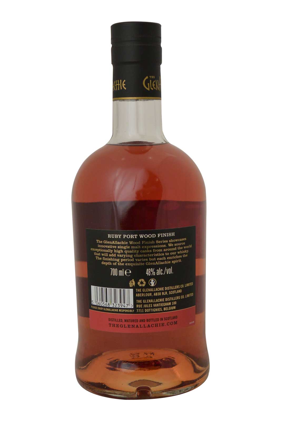 Glenallachie 12 Year Old Ruby Port Wood Finish