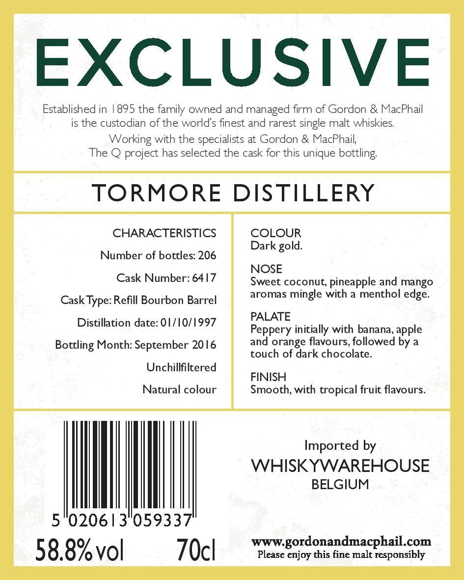 Tormore Cask N°6417 Gordon & MacPhail