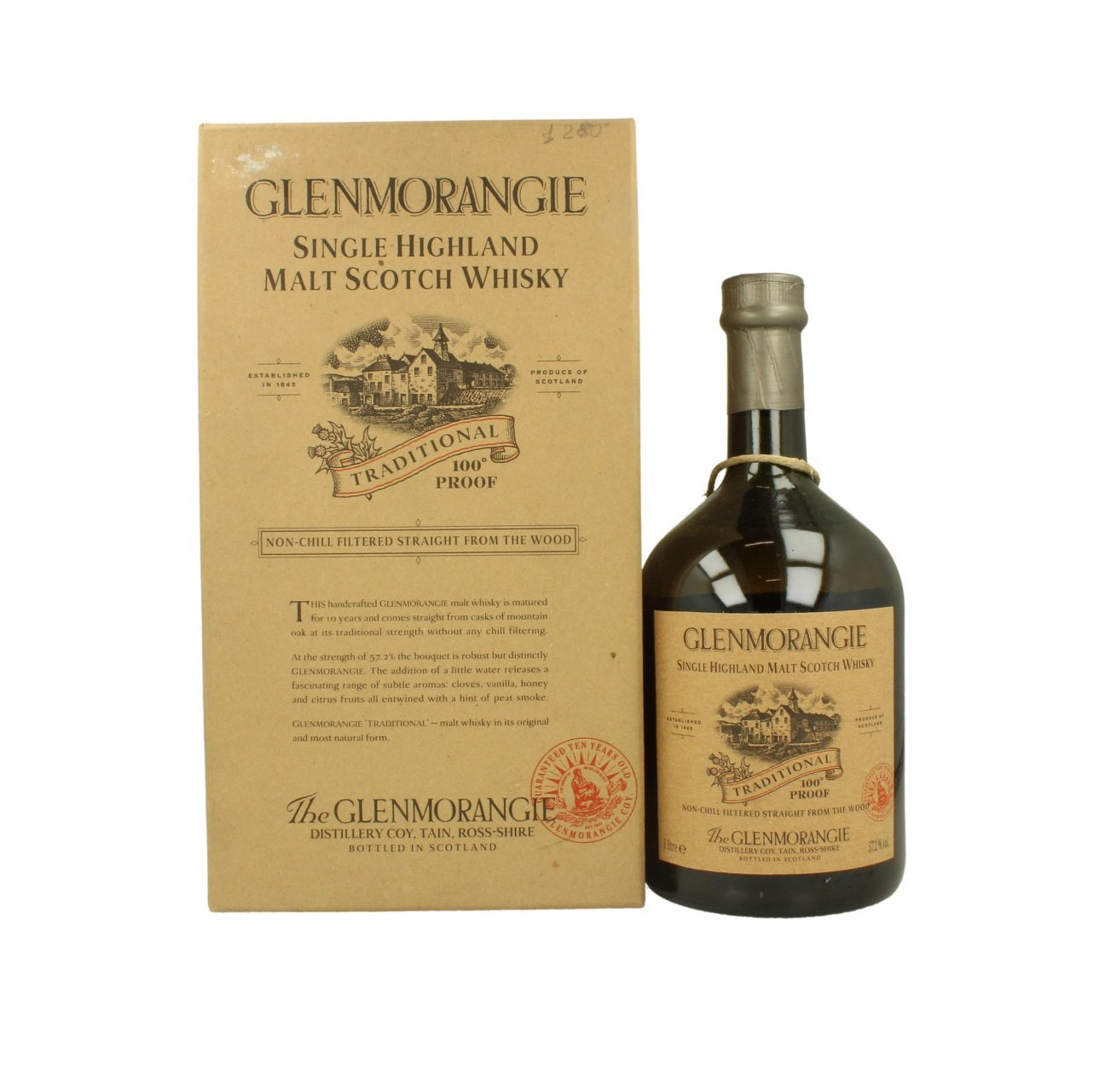 Glenmorangie Traditional 100% proof non chill filtered