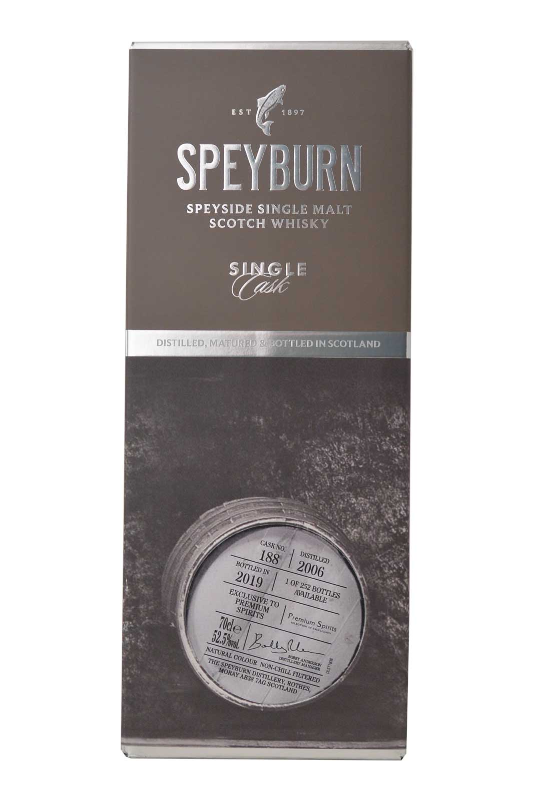 Speyburn Single Cask 2006 Fût N°188