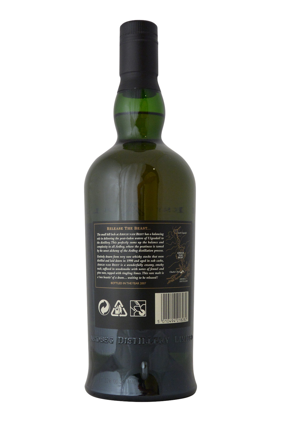 Ardbeg Airigh Nam Beist Ltd Edición 1990 Embotellado 2007