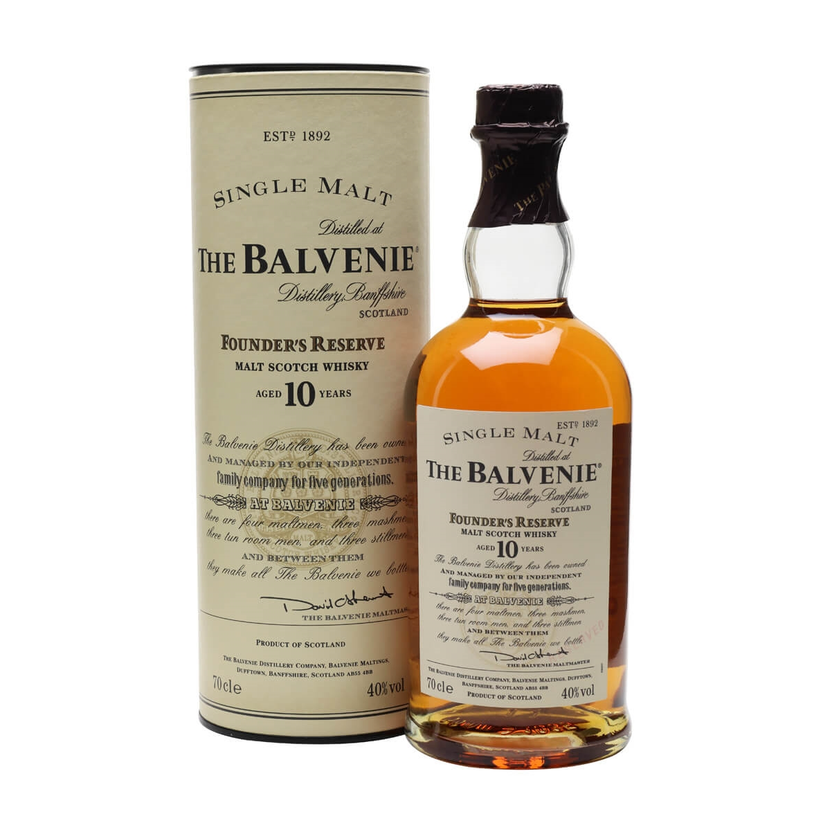Balvenie Founders Reserve 10 Year Old - Bottling 2000's