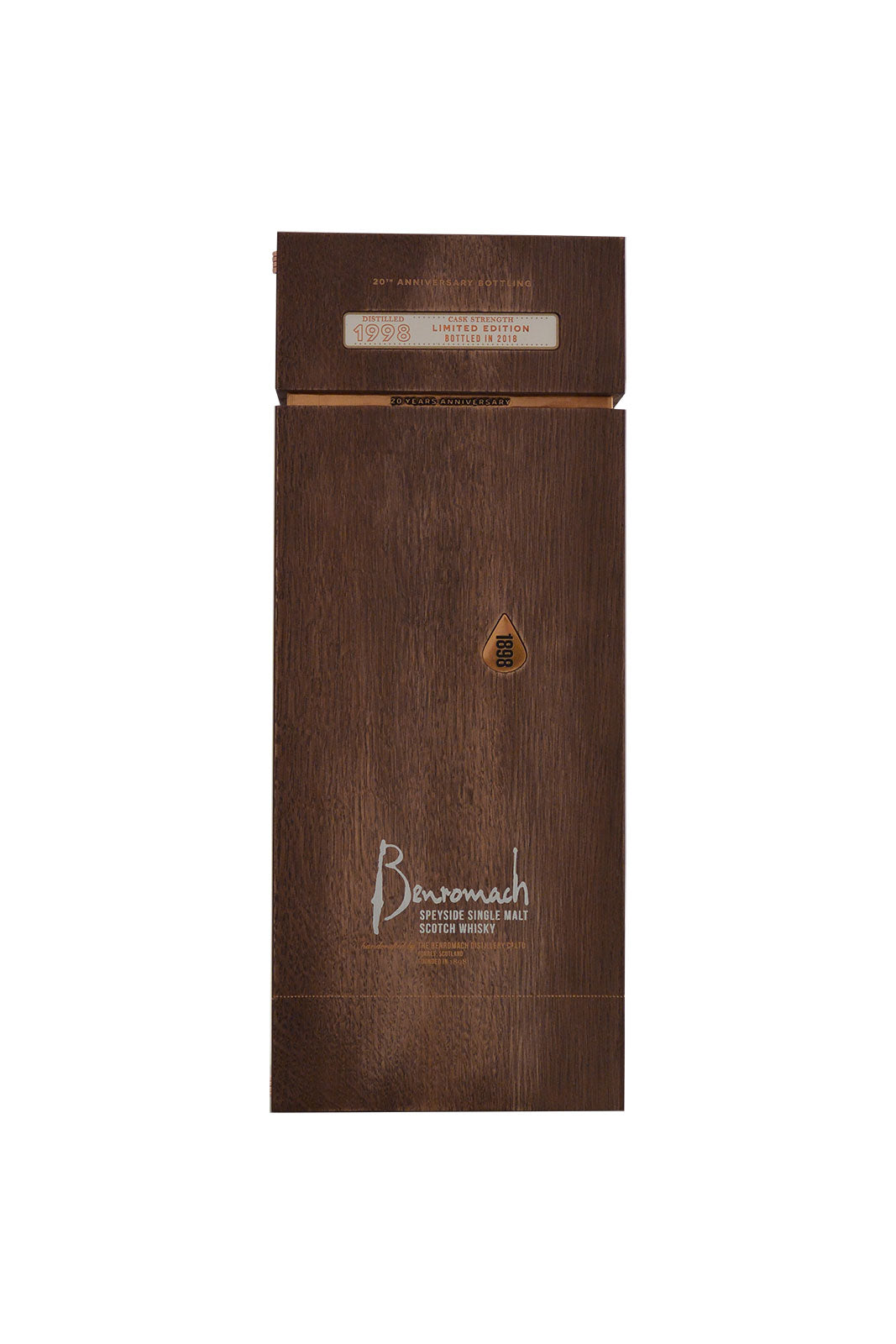 Embotellado del 20.º Aniversario de Benromach de 20 años