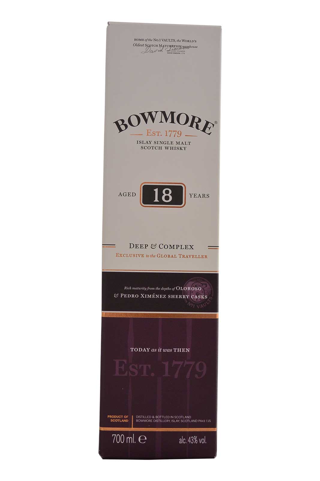 Bowmore 18 år