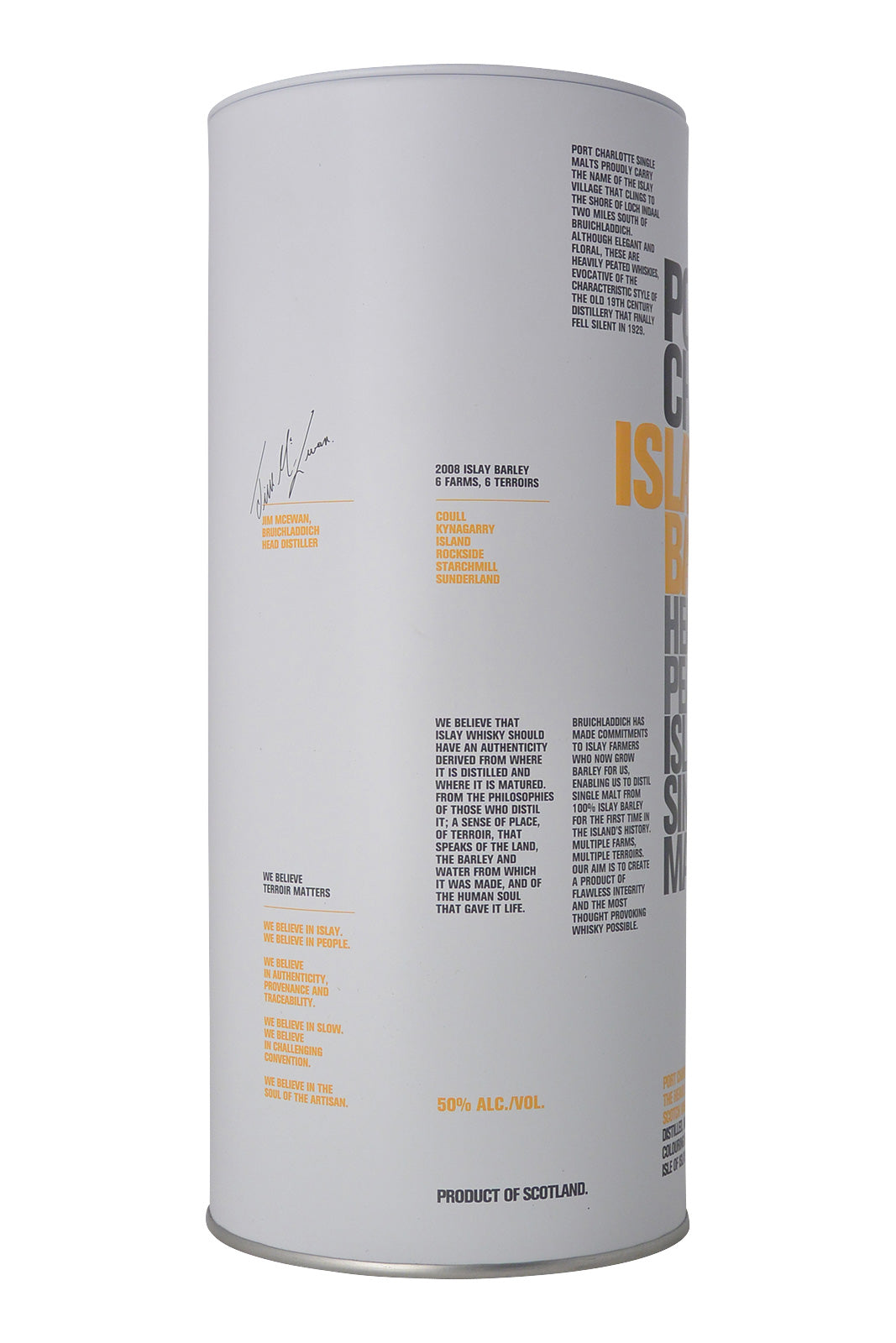 Bruichladdich Port Charlotte Islay Barley