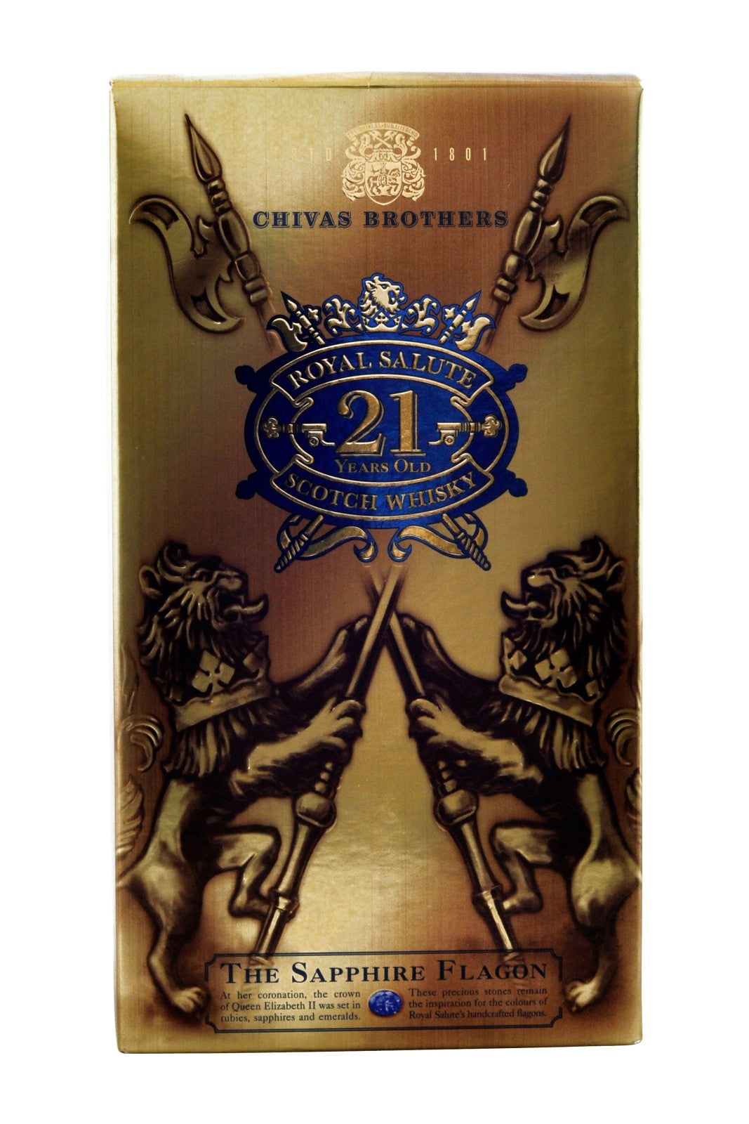Chivas Royal Salute 21 Years Old The Sapphire Flagon