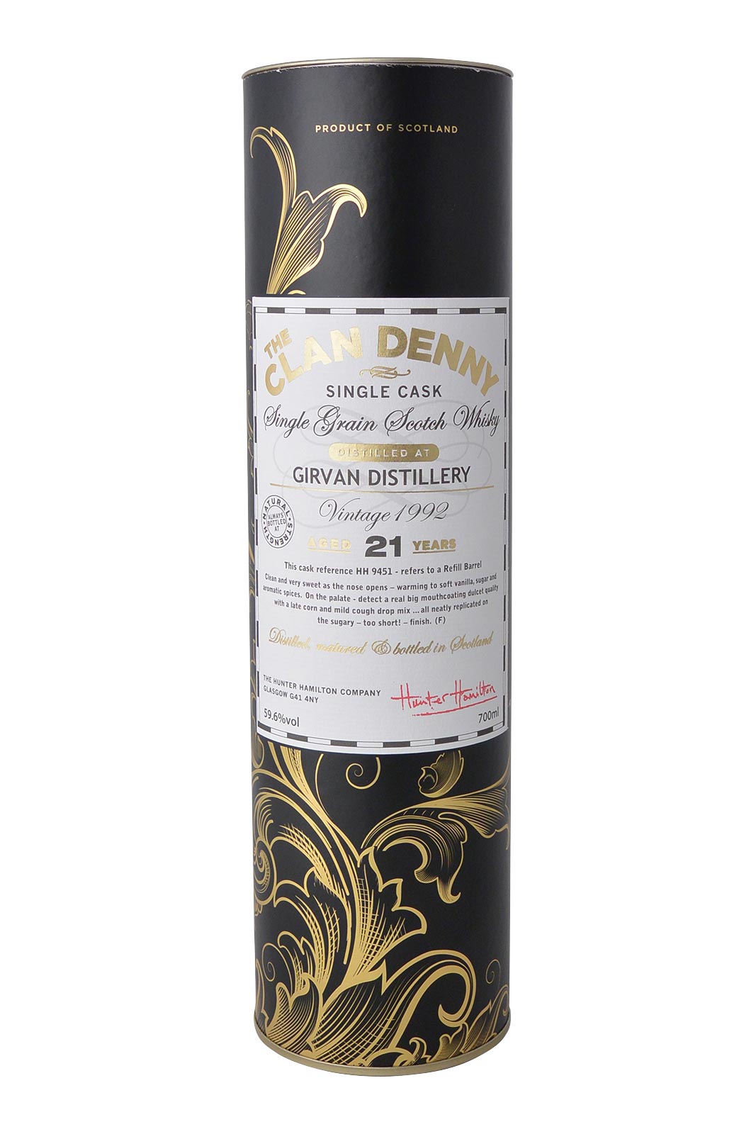 Clan Denny Girvan Distillery 21 år