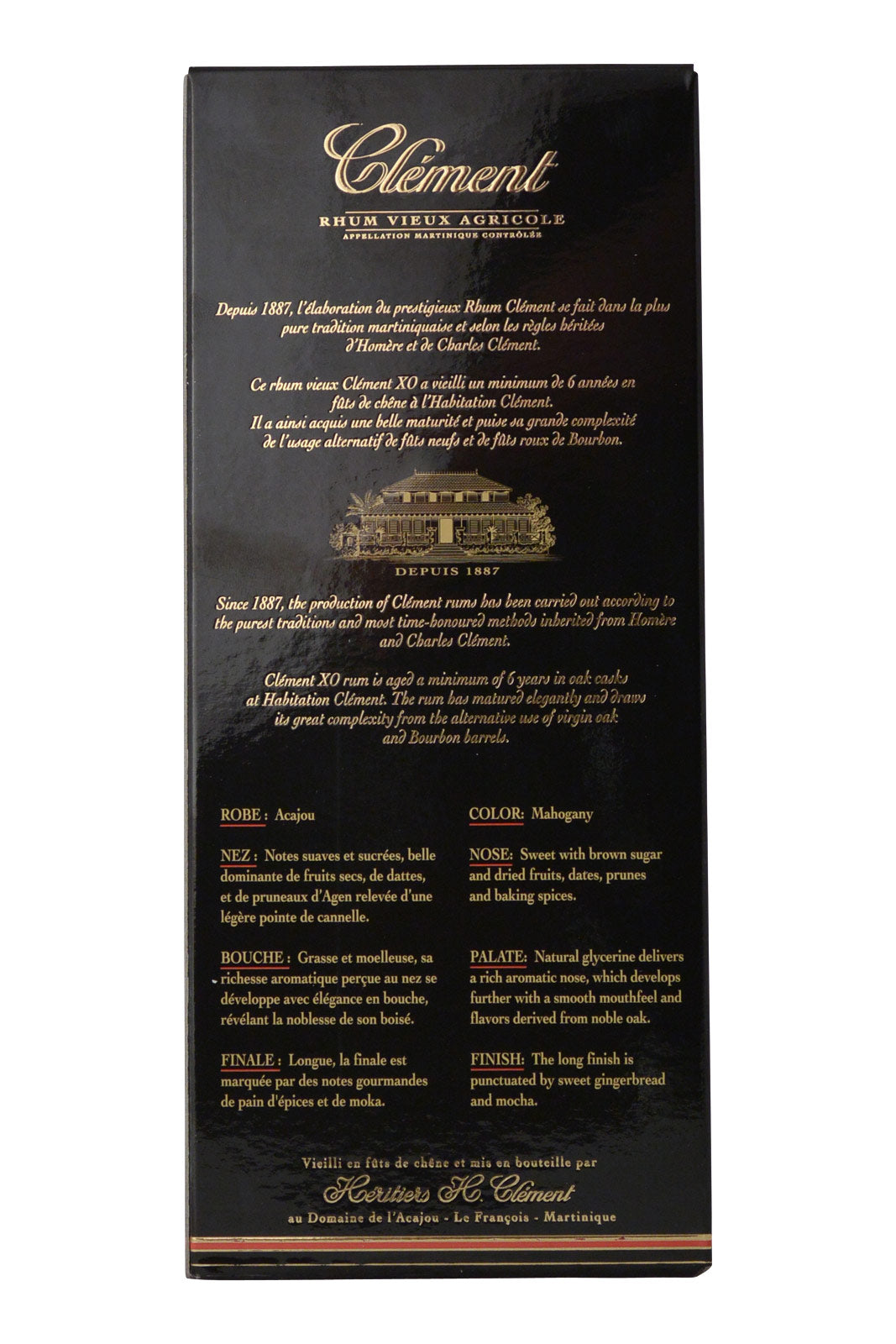 Clément Rhum Agricole Très Vieux X.O.