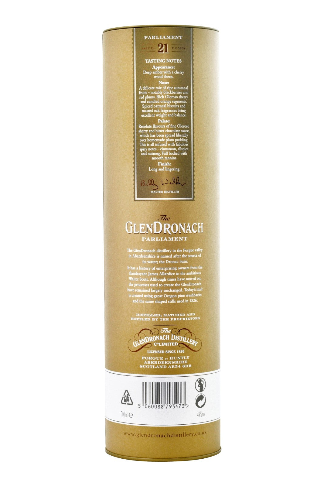 Glendronach Parliament 21 Jahre