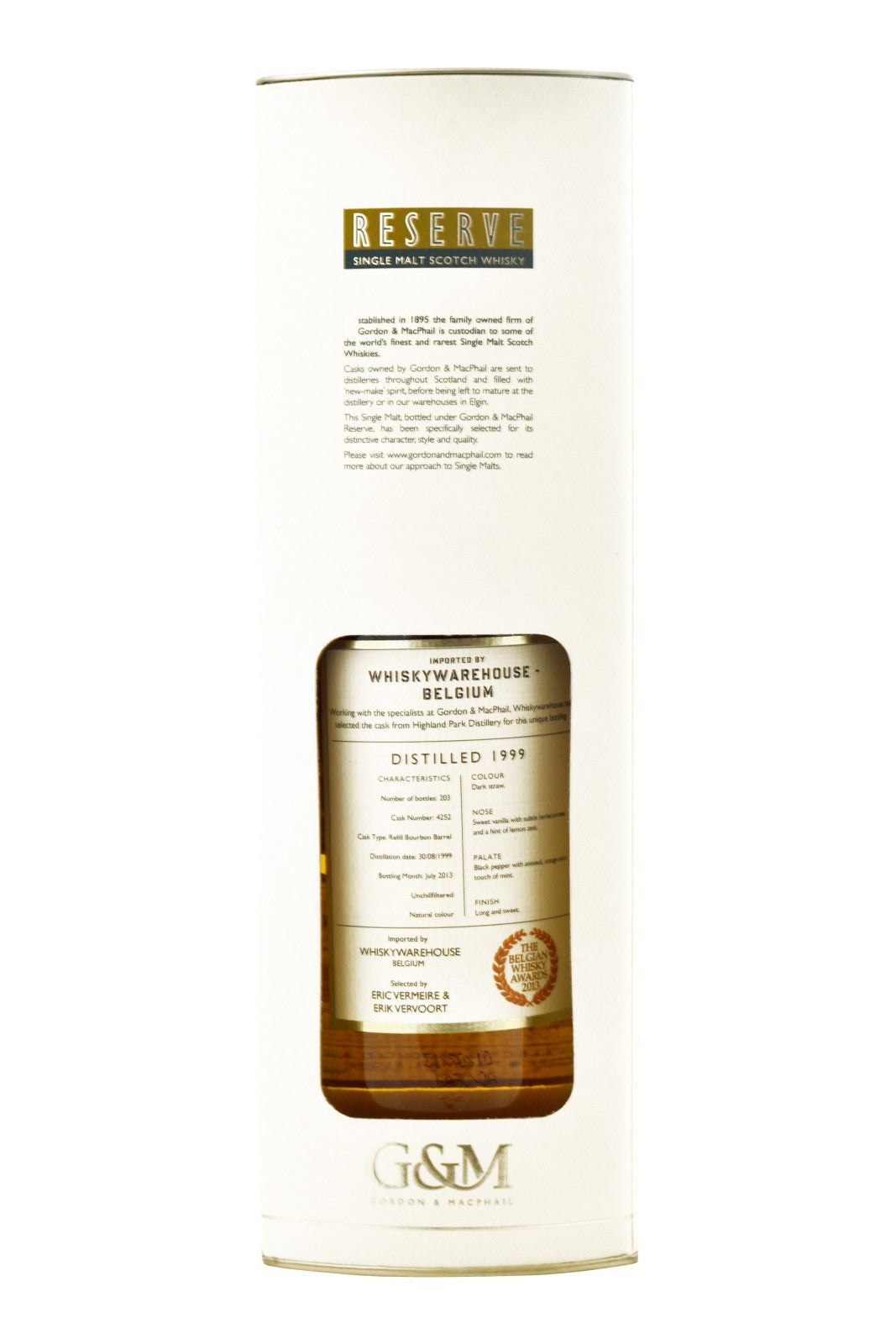 Highland Park 1999 Reserva de Gordon & MacPhail