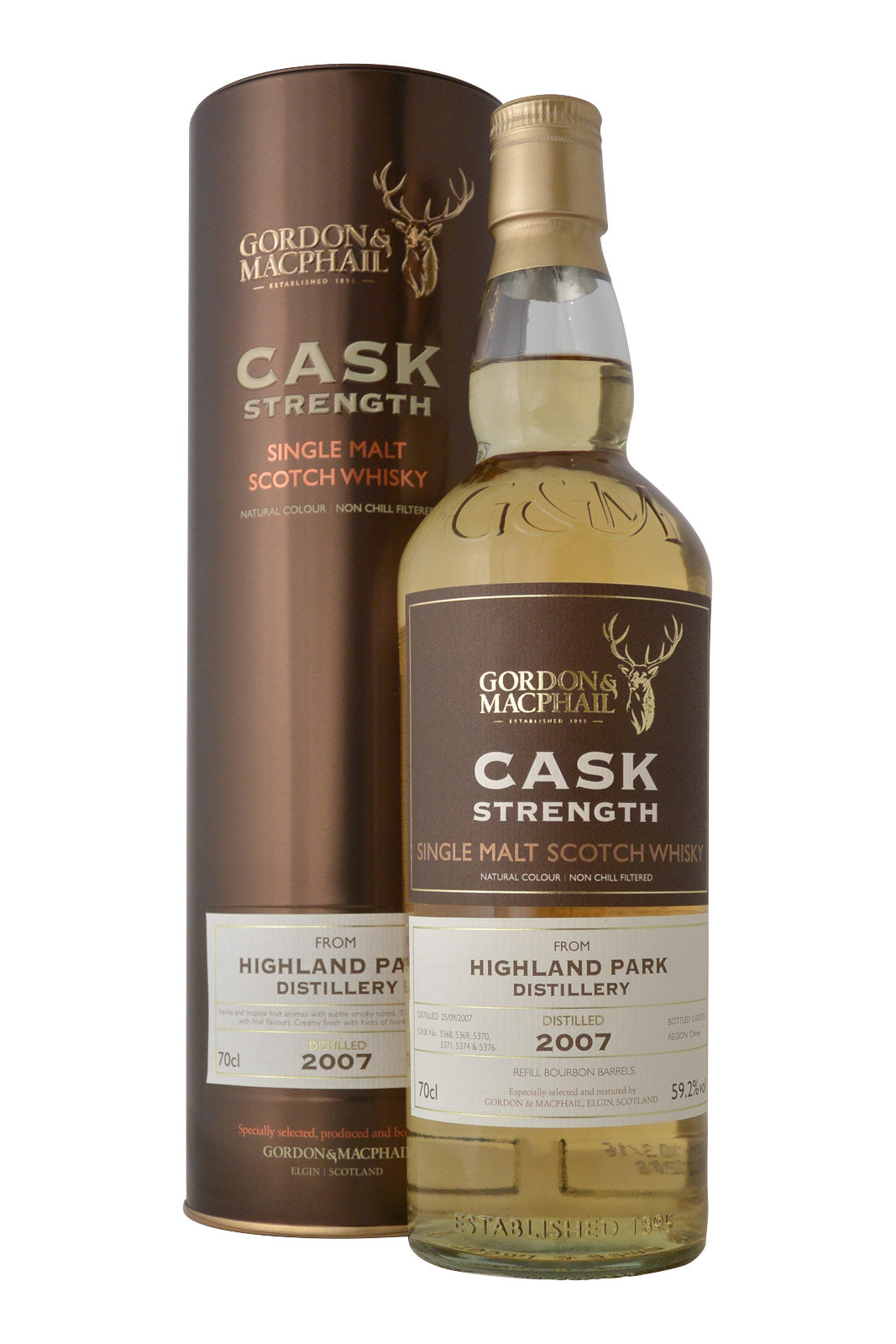 Highland Park 2007 Cask Strength Gordon & MacPhail