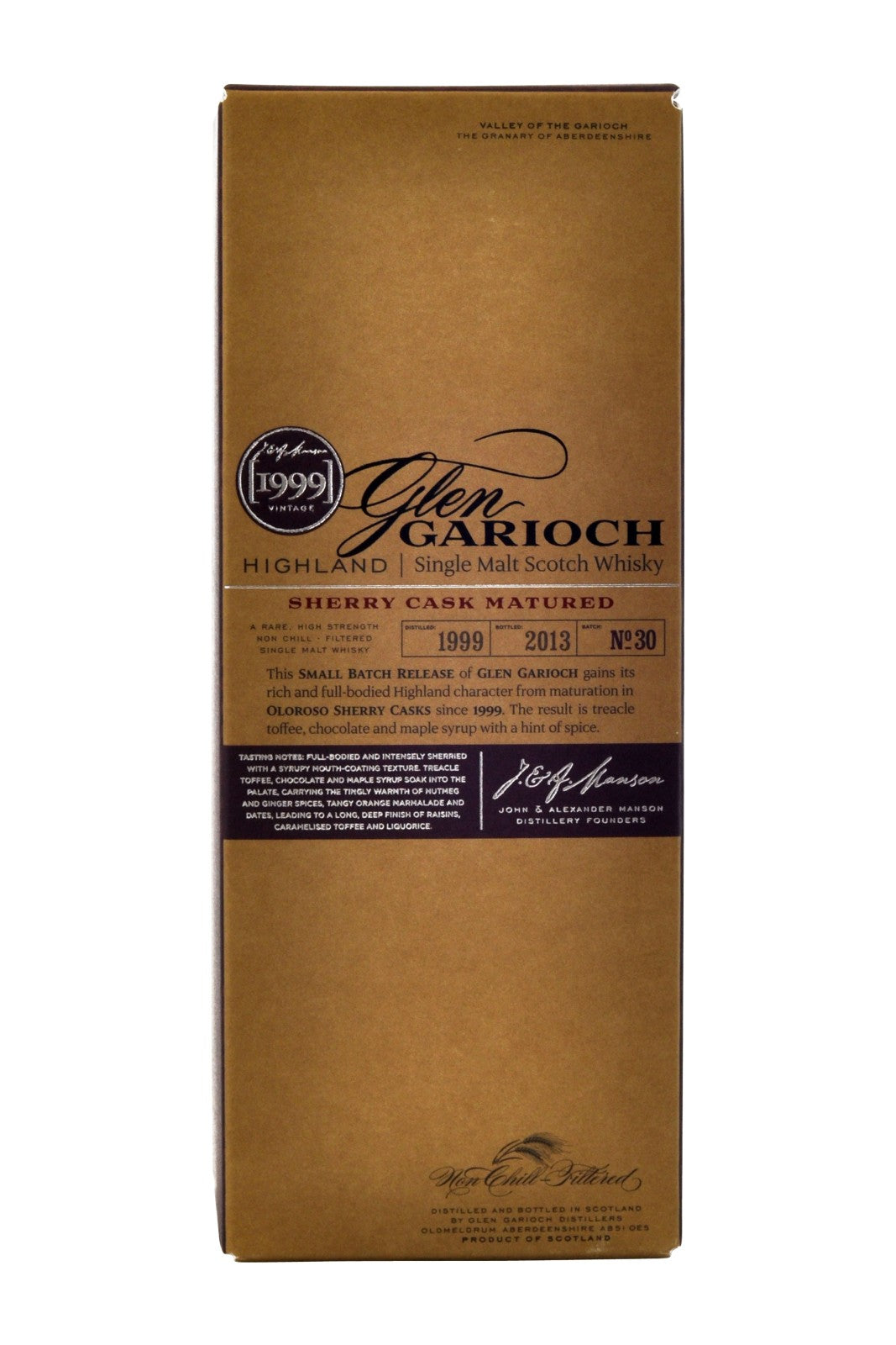 Glen Garioch 1999 - 2013 batch 30