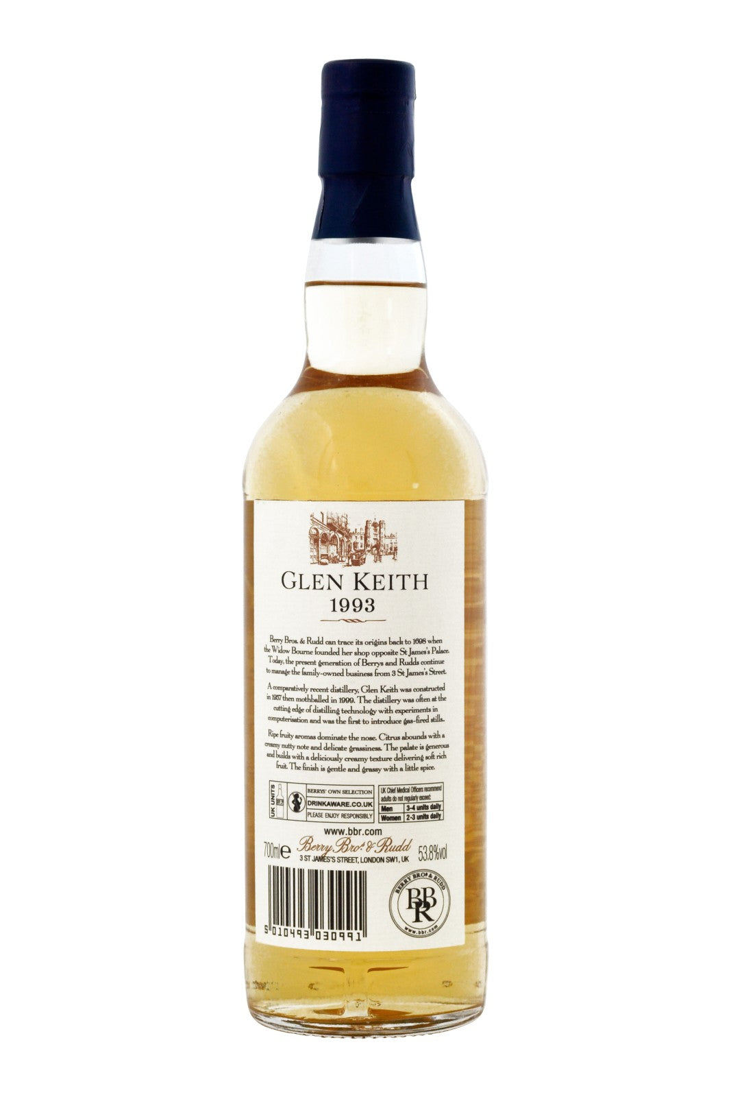 Glen Keith 1993 Cask Ref.  97100 Berry's