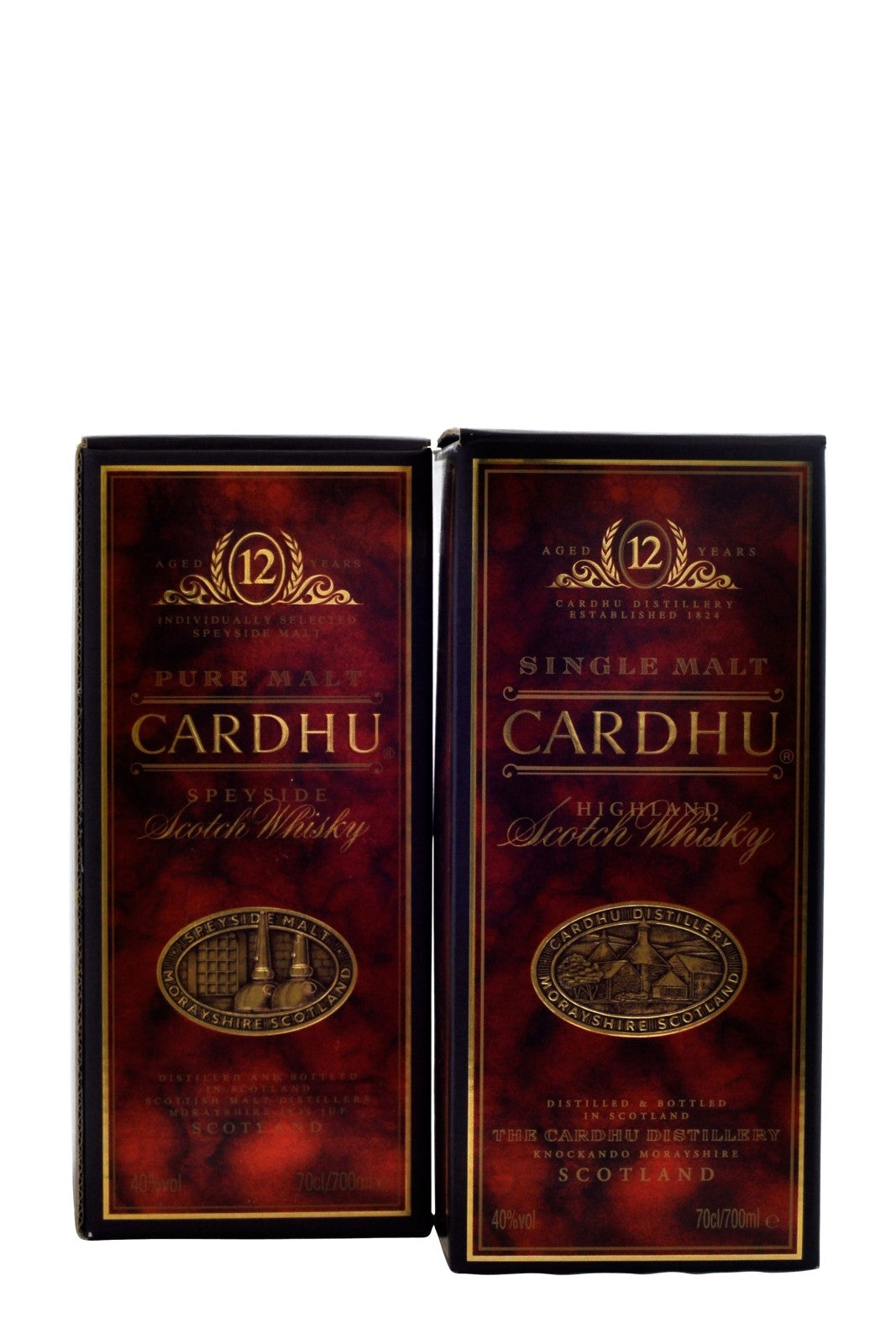 Cardhu Single Malt & Cardhu Pure Malt 2 x 70cl