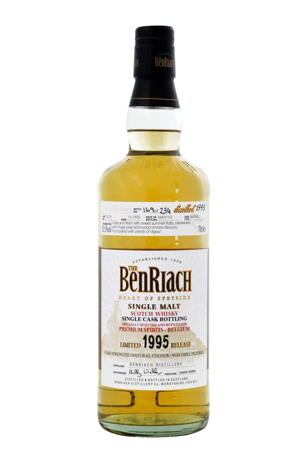 Benriach 1995 Tourbe