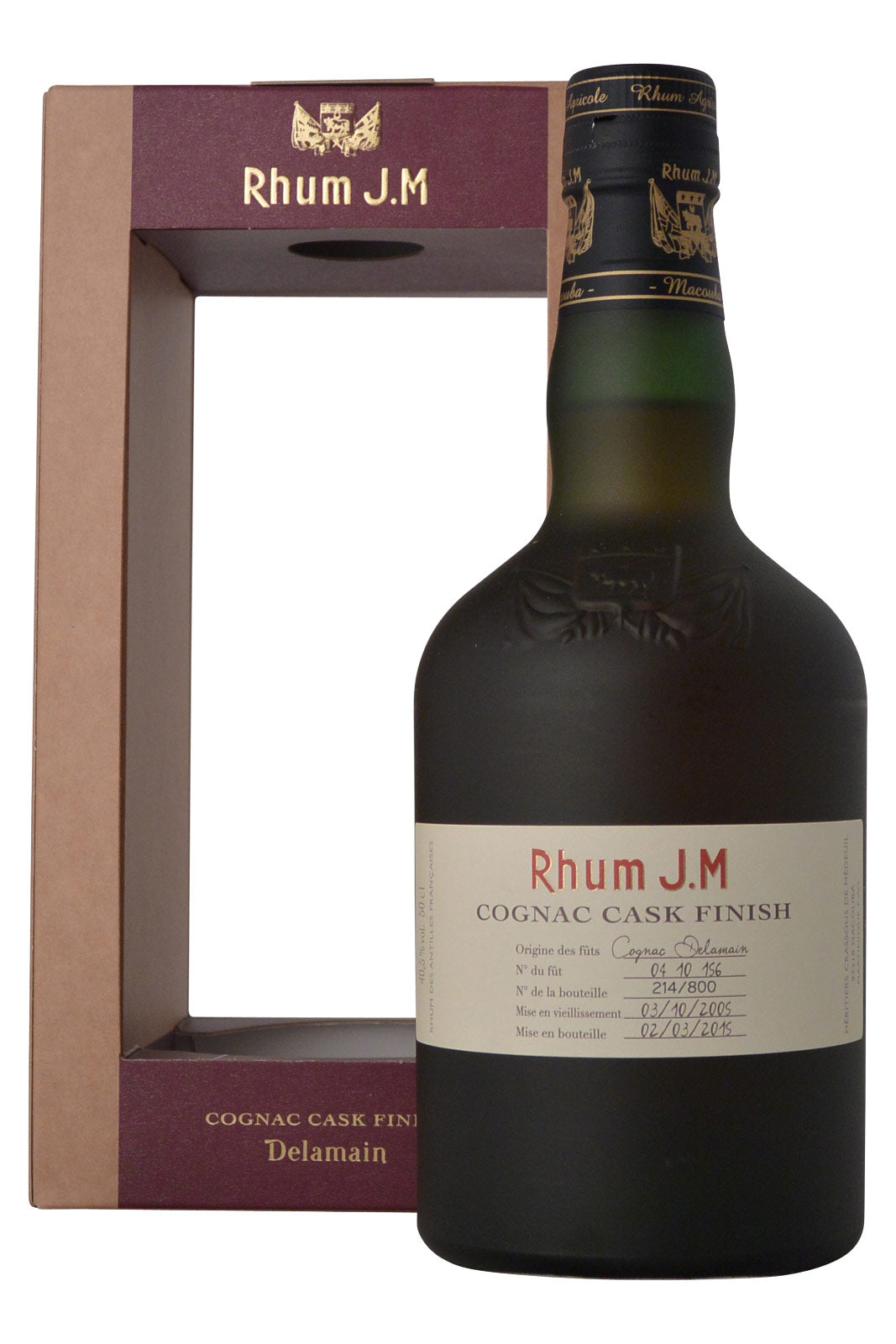 J.M. Rhum Agricole Cognac Delamain