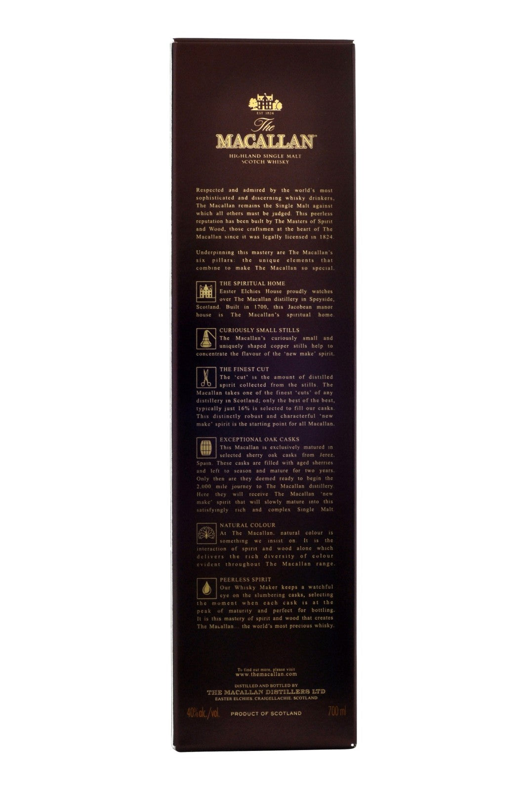 Macallan Sherry Oak 12 años vaso