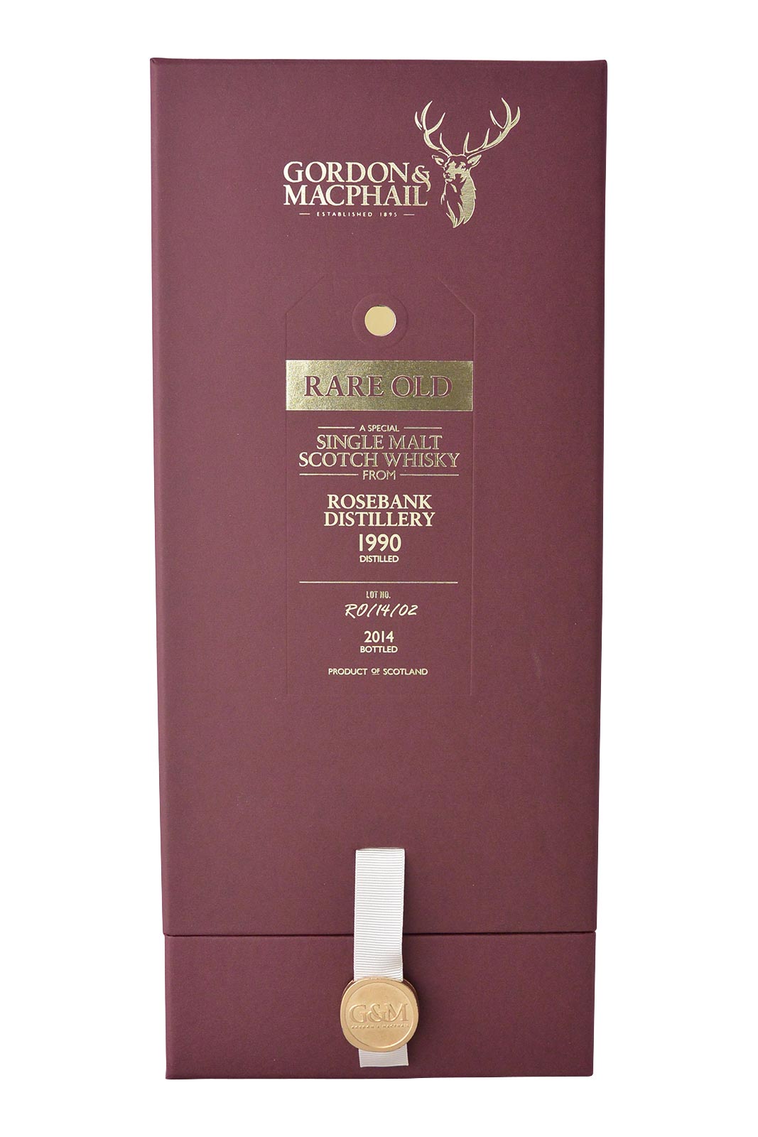 Rosebank 1990 Rare Old 24 Years Old Gordon & MacPhail