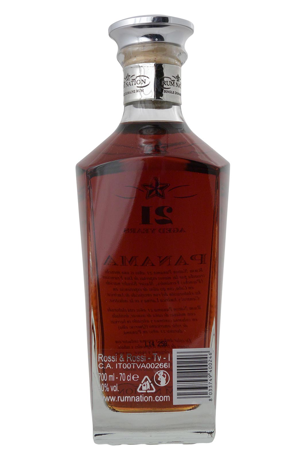 Rum Nation Panama 21 Years Old