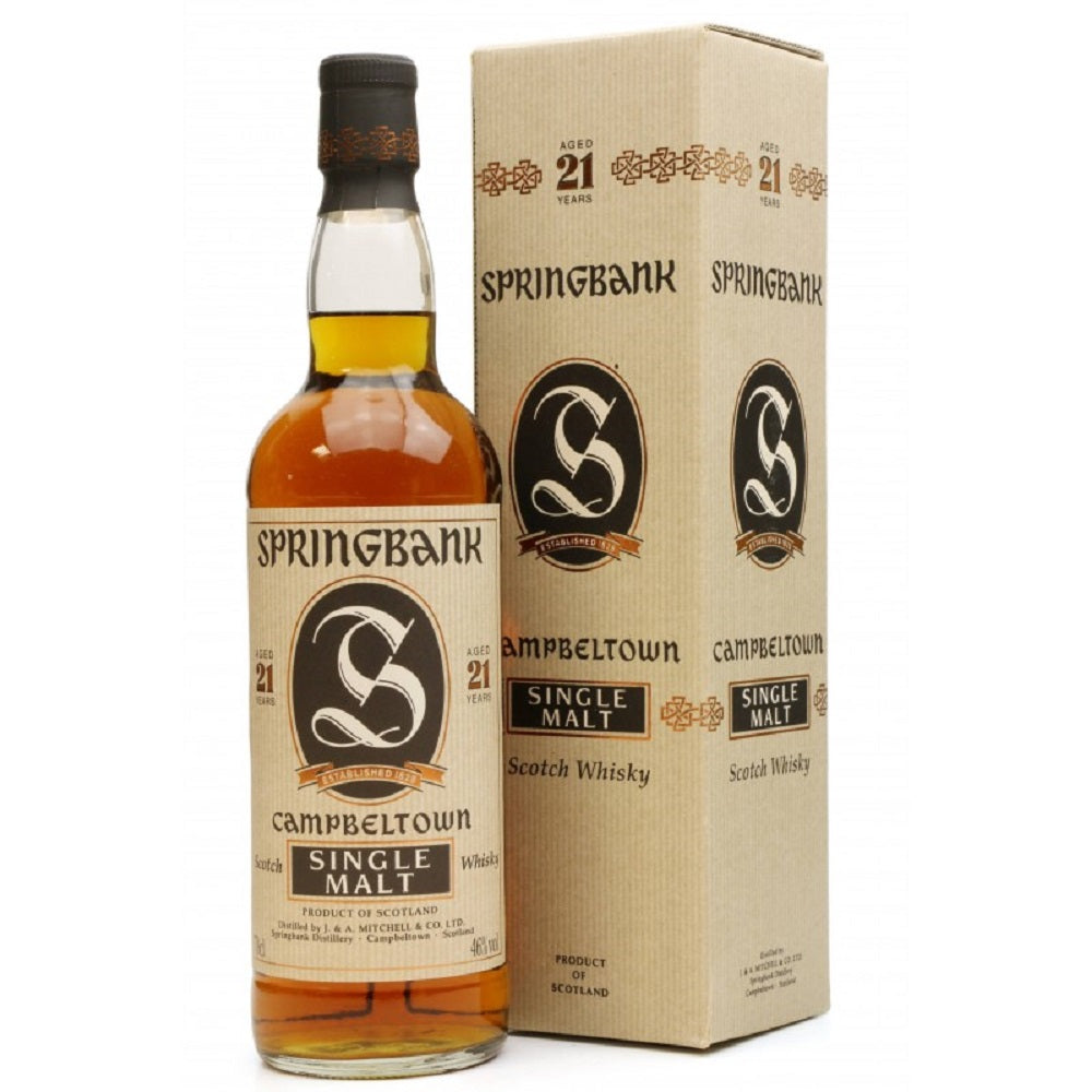 Springbank 21 Year Old Nineties Old Style Presentation